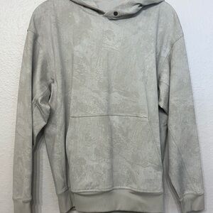 Lululemon Light Gray Hooded Sweatshirt